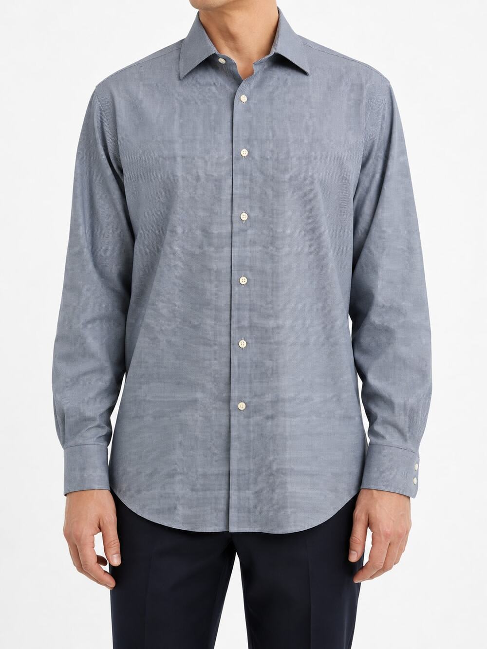Brooks Brothers Regent Non-Iron Blue Check Button Shirt 18-38 100% Supima Cotton